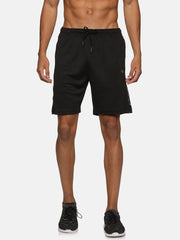 VS by Sehwag Poly Cotton PC Shorts for Men Black