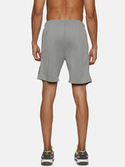 VS by Sehwag Poly Cotton PC Shorts for Men Light grey