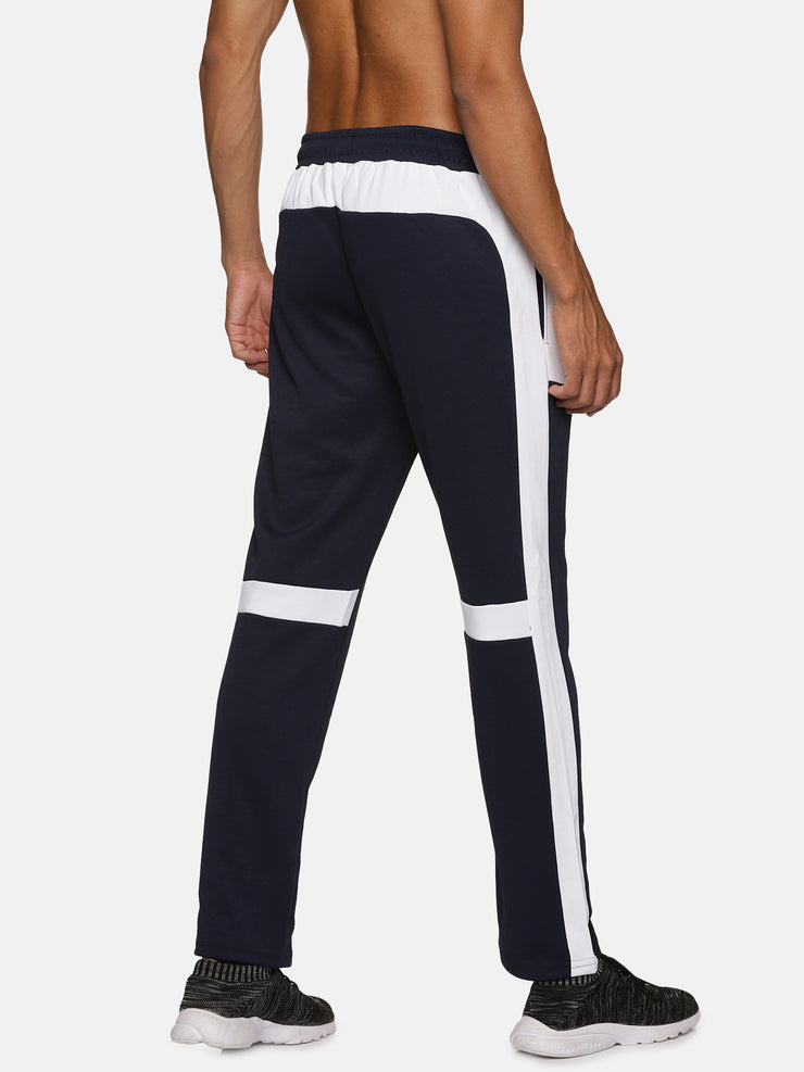 VS by Sehwag Poly Cotton PC Trackpant for Men Navy blue