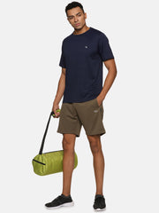 VS by Sehwag Poly Cotton PC Shorts for Men Olive green