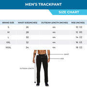 VS TRACKDAY GREY TRACK PANTS FOR MEN