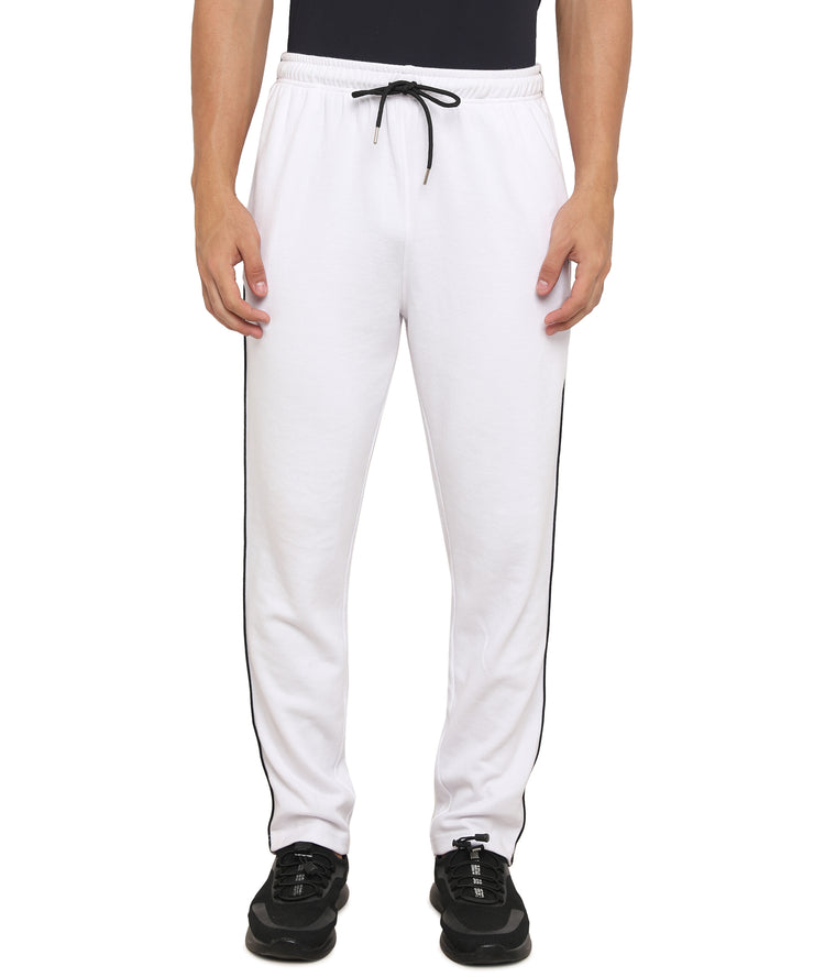 Elevate Your Style with Skyfall White Track Pants
